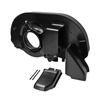 Fan shroud 'OE-style' for Type4 oilcooler, without ducts (Black)